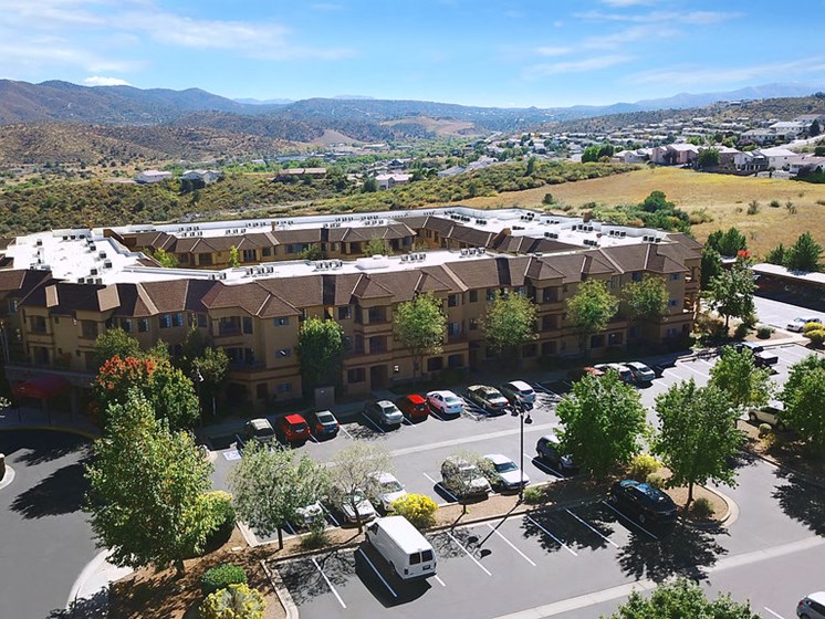 Aerial View of Prescott Lakes Apartments at Prescott Lakes Apartments in Prescott, AZ